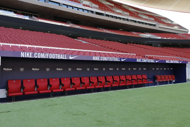 Atletico de Madrid Stadium & Interactive Museum Admission Ticket - Your stadium route at Riyadh Air Metropolitano: dressing rooms to the press room