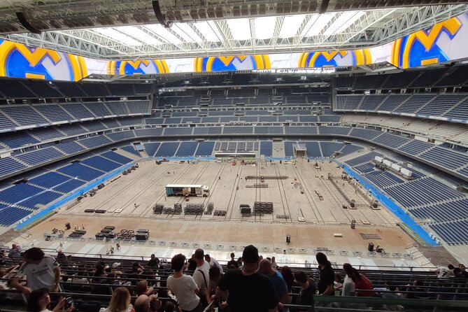 Bernabéu Stadium Guided Tour With Optional Megafan Upgrade - The first big experience: stadium stands, engineering, and VIP access