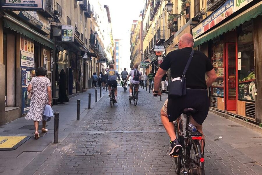 Best of Madrid: 3-Hour Guided Bike Tour in Small Groups - Almudena Cathedral and the Royal Palace View