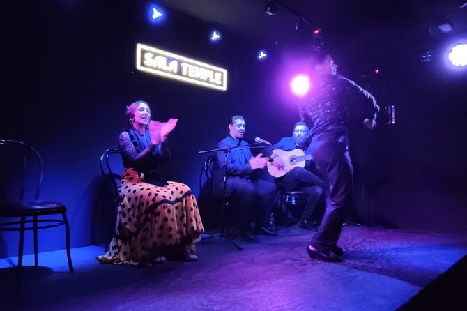 Entrance to the Flamenco Temple Room in Madrid with Tapas Option - The Flamenco Focus: Improvisation, Guitar, and Voice