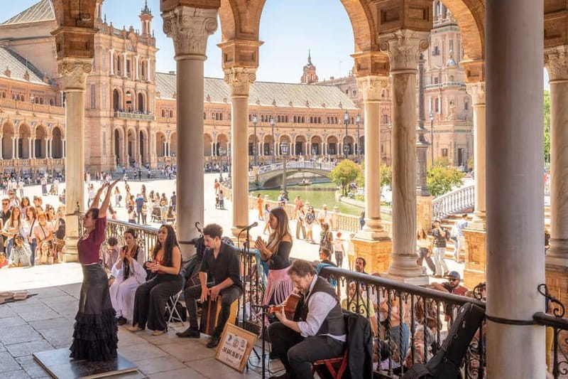 From Madrid: Best of Sevilla Day Tour with Train Transfers - Plaza de España: why this stop is worth protecting in your schedule