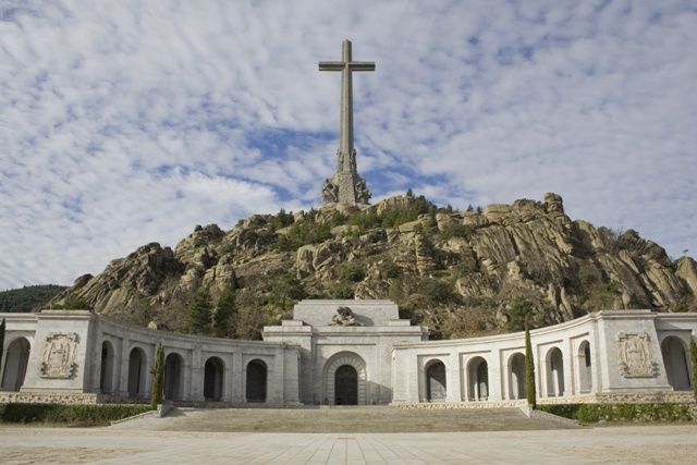 From Madrid: El Escorial, Valley and Segovia Day Trip - The Valley of the Fallen: memory in a mountain setting, with the inside of the Basilica