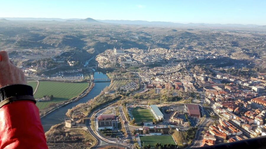From Madrid: Hot Air Balloon over Toledo - After Landing: Spanish Brunch, Flight Certificate, and a Cava Toast