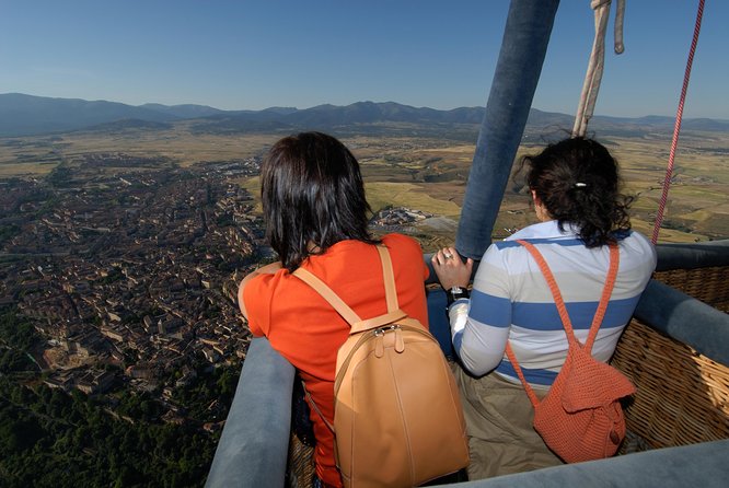 Hot-Air Balloon Ride over Segovia with Optional Transport from Madrid - One Hour Up, Then Packing Time and the Brunch-Cava Pause