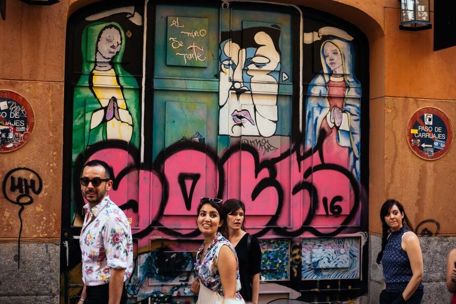 Madrid: 2-Hour Private City Tour Off the Beaten Track - Street art and architecture, what you notice when someone points