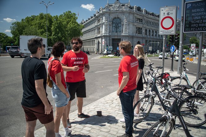 Madrid: 3 hour Guided Highlights Bike Tour with Optional Tapas - CaixaForum and Retiro Park: Art and Green Breaks on Wheels