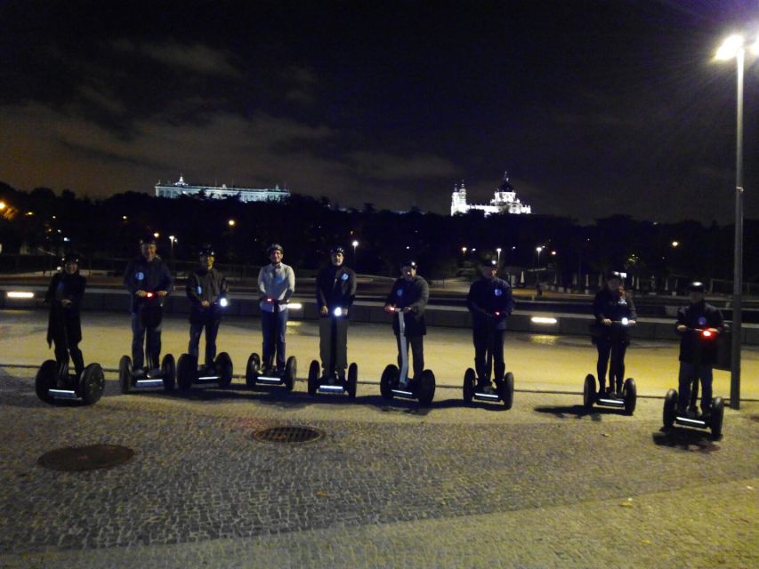 Madrid by Night: 1-Hour Segway Tour - Plaza Mayor after dark, Madrid’s central square as a moving backdrop