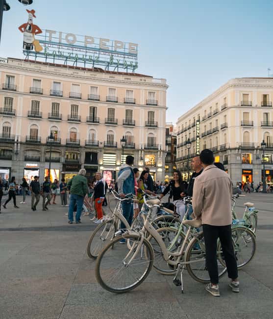 Madrid by Night: Vintage Bike Tour Highlights/Optional Tapas - Royal Palace streets and Plaza de la Villa: big views, short and sweet stops