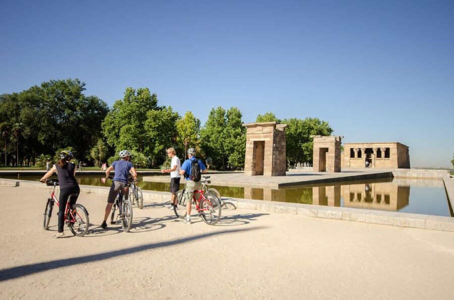 Madrid City Guided Bike/E-Bike Tour for Small Groups - Debod Temple: a quick ride to Madrid’s Ancient Egypt moment
