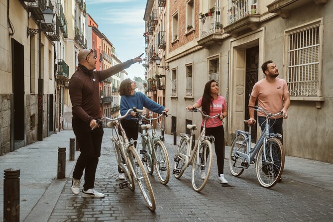 Madrid: City Highlights Guided Vintage Bike Tour - Plaza Mayor and Barrio de las Letras: Symbols, Literature, and Your Next Day Plan