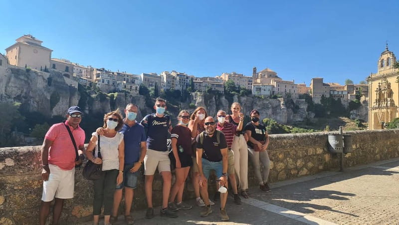 Madrid: Cuenca Day Tour with or without Enchanted City - Arriving in Cuenca: Medieval Streets, Guided Corners, and Hanging Houses