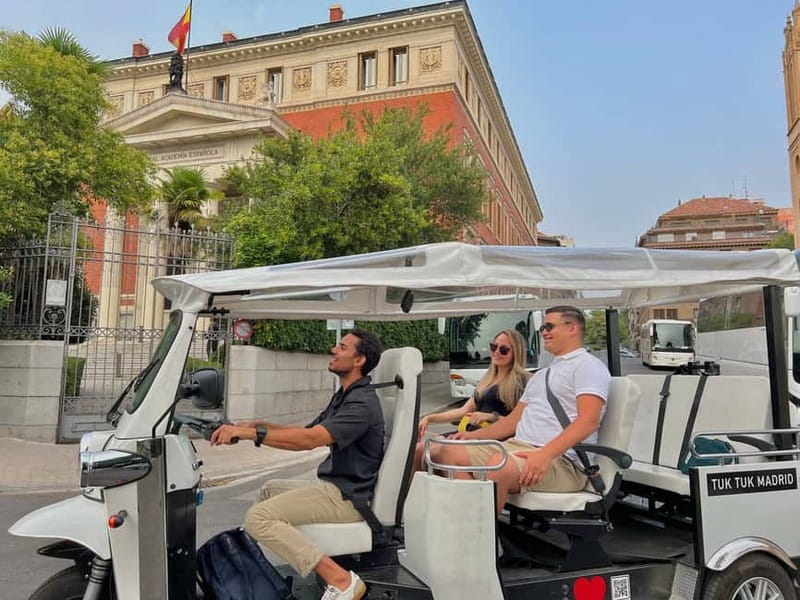 Madrid: Discover the City by Private Electric Tuk Tuk - The tuk tuk experience, why it feels better than buses