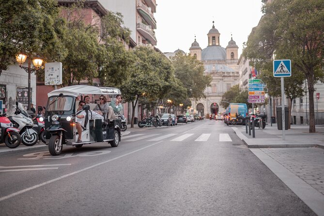 Madrid Expert Tour with Local Guide in Eco Tuk Tuk Private - How the ride is set up for private groups, and who it suits best