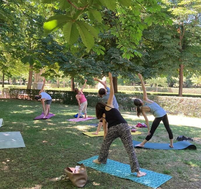 Madrid: Flow Yoga class in Retiro Park - Who should book this yoga class, and who might not