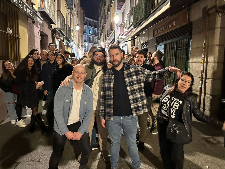 Madrid: Guided Pub Crawl Madrid Experience and Club Entry - The 5 Stops in a 5-Hour Night: Where the Momentum Comes From
