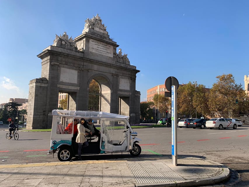 Madrid: Make your own 60 minutes tuk tuk tour - How the make-your-own 60 minutes works in real life