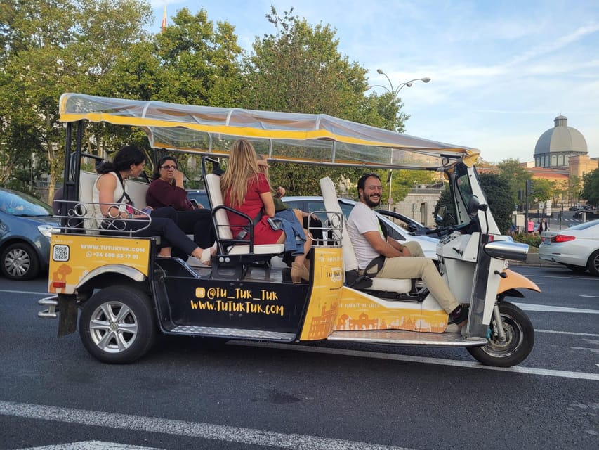 Madrid: Modern tour with Private guide in yellow tuk tuk - Key things you should know before you ride