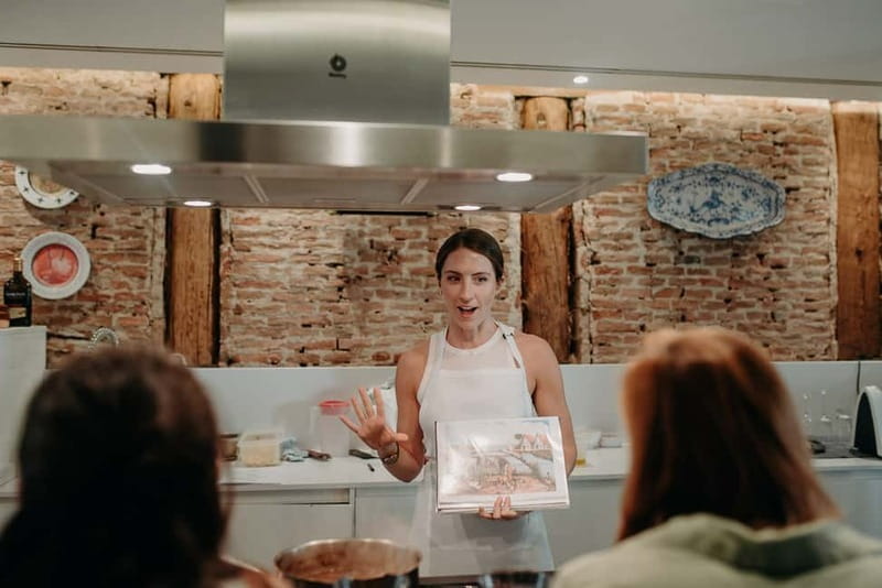 Madrid: Paella & Tapas Cooking Class and Market Visit - Learning croquetas the practical way, not the recipe-only way