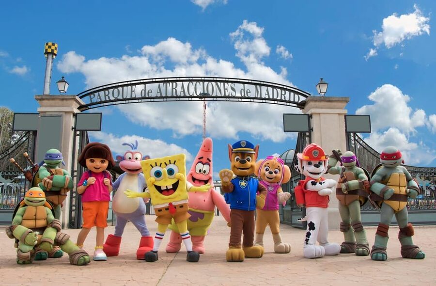 Madrid: Parque de Atracciones de Madrid Entry Ticket - Nickelodeon Land for character meets and kid-first fun