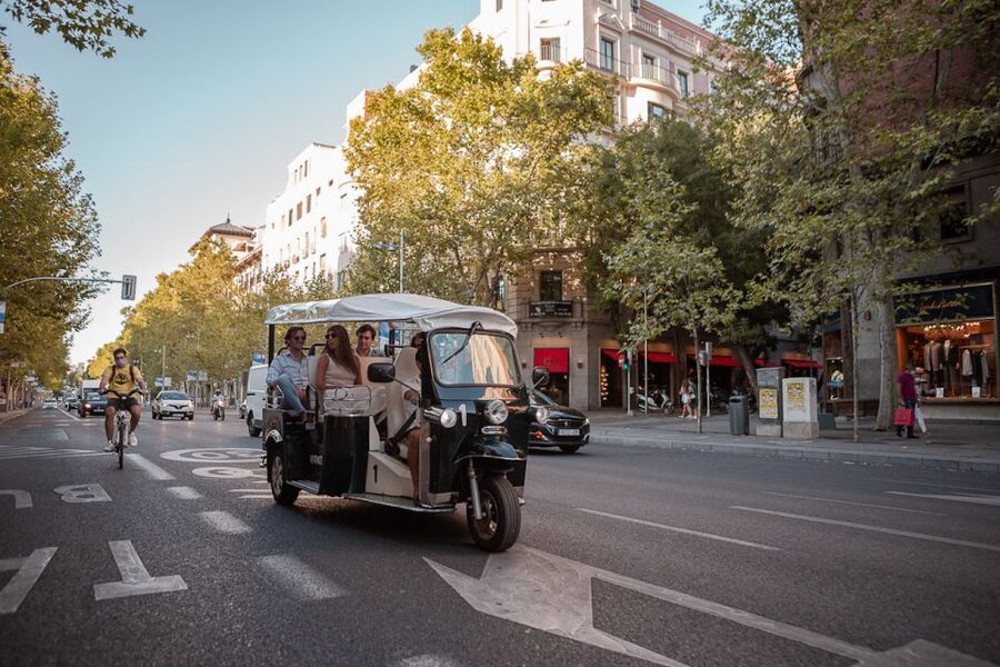 Madrid: Private City Tour by Eco Tuk Tuk - Getting around on a tuk tuk: what feels easy, and what to watch