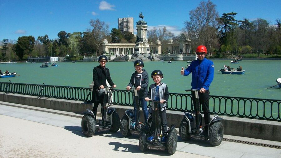 Madrid Private Segway tour. Retiro Park - Centro Historico - Almudena Cathedral and Plaza de la Villa: architecture with context