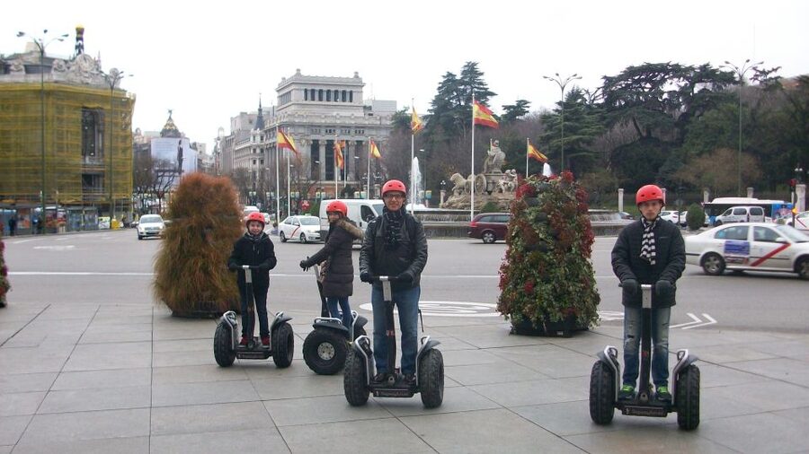 Madrid Private Segway tour. Retiro Park - Centro Historico - Opera Square and the Templo de Debod angle