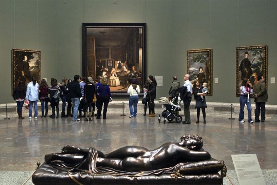 Madrid: Reina Sofia and Prado Museum Tickets and Guided Tour - The Prado guided section, where Velázquez hits like a movie scene