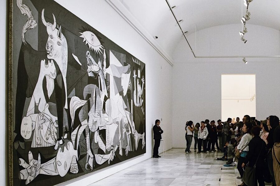 Madrid: Reina Sofia Museum Skip-the-Line Guided Museum Tour - Standing in front of Guernica: what your guide helps you notice