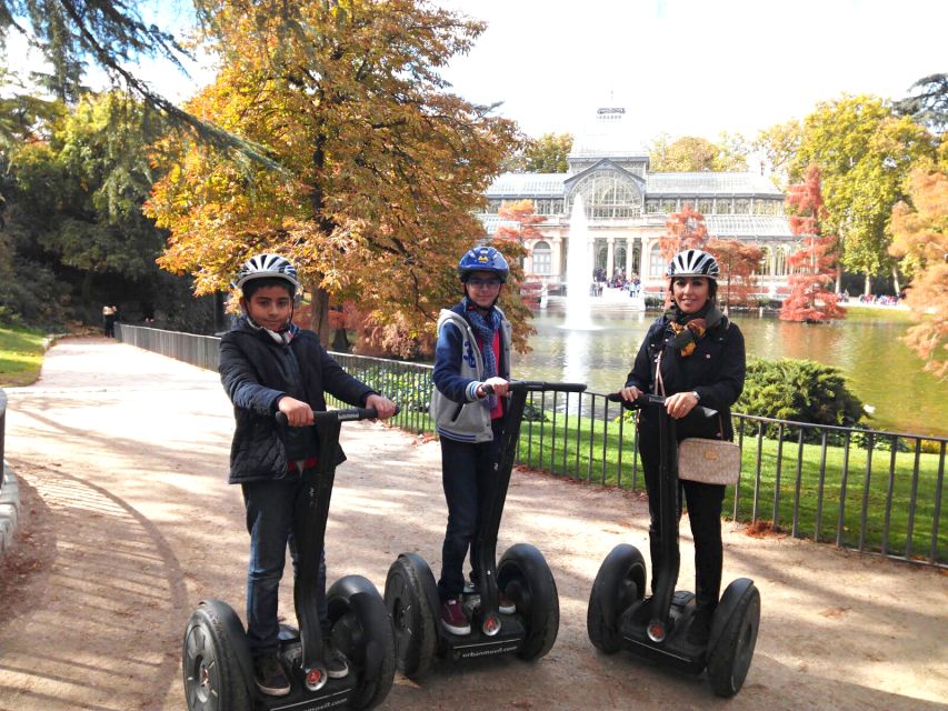 Madrid: Retiro Park 1.5-Hour Segway Tour - Starting at the partner office: training, helmets, and control