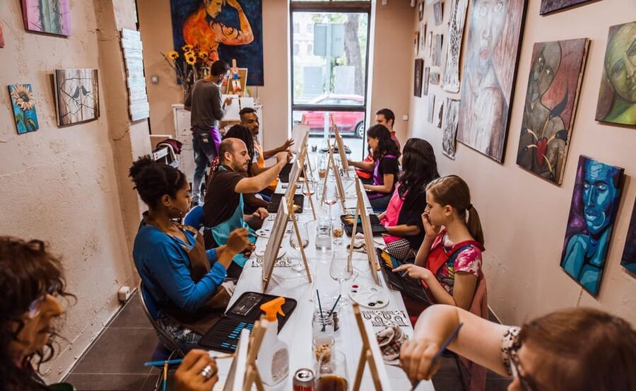 Madrid: Sip&Paint Workshop - Key Things That Make This Workshop Worth Your Time