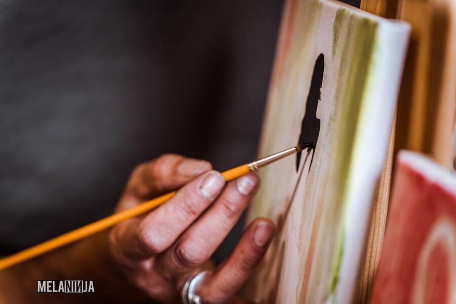 Madrid: Sip&Paint Workshop - Wine, Tapas, and the Social Pace of the Class