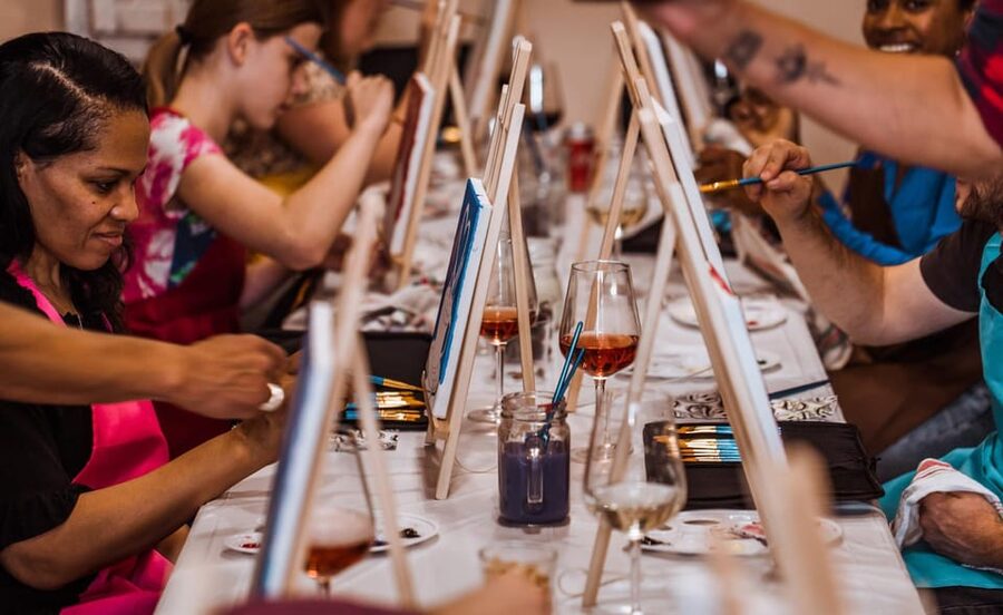 Madrid: Sip&Paint Workshop - A Venue in an Artistic Part of Madrid, Plus Good Reasons to Go