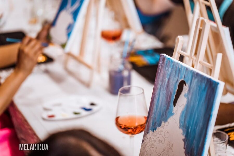 Madrid: Sip&Paint Workshop - The Two-Hour Plan, From Blank Canvas to Take-Home Masterpiece