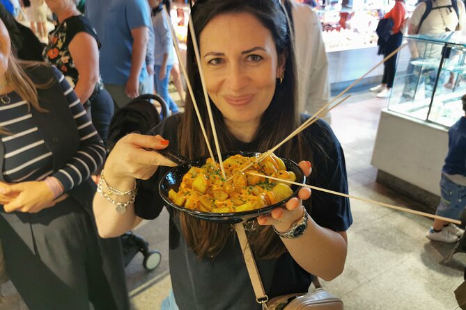 Madrid: Street Food Walking Tour in the Plaza Mayor Area - San Miguel Market area tastings, even during renovation