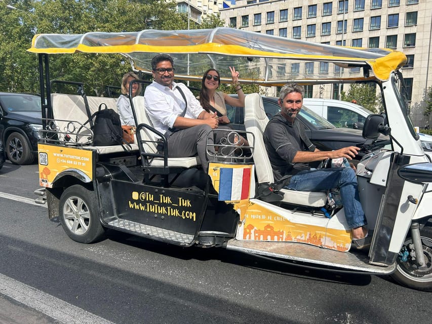 Madrid: Traditional Tour wh Private guide in yellow Tuk Tuk - Las Letras and Mercado de San Miguel: where Madrid’s literary side shows up