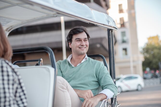 Madrid Welcome Tour with Local Guide in Eco Tuk Tuk Private - Prado Museum and Los Jerónimos: Art and Power in the Same Breath