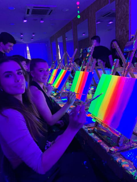Madrid: Wine Gogh Glow Academy Paint and Sip Classes - Price and value: what $47 actually buys you in Madrid