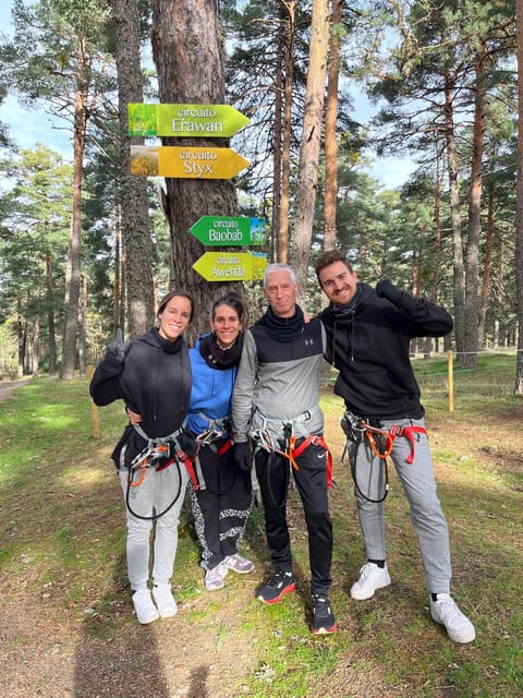 Madrid: Zip line circuits high in the trees - What You Do Up There: Zip Lines, Indian Liana, Flying Trapeze