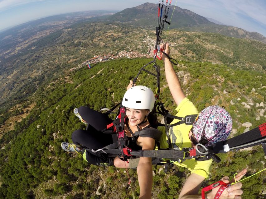 Paragliding Tandem Flight from Madrid - How Tandem Takeoff Really Works, No Training Required