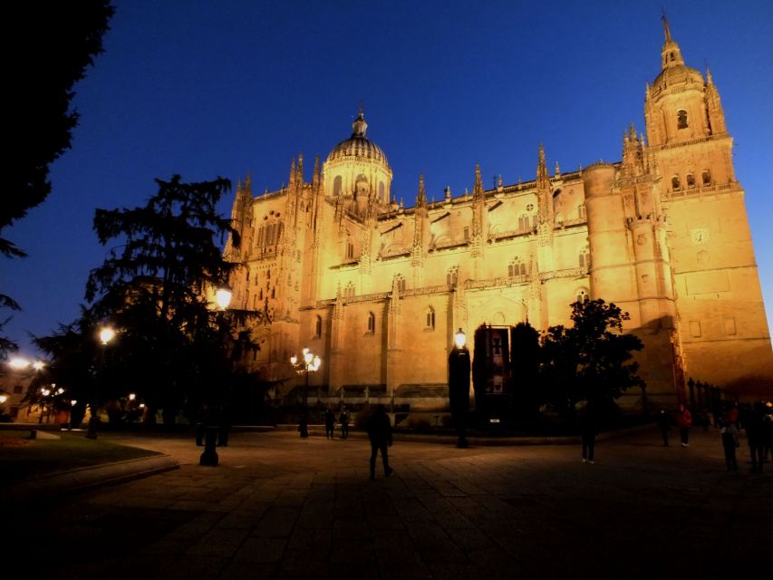 Salamanca: Local Legends Evening Walking Tour in Spanish - Palacio de la Salina Courtyard: A Peaceful Pause With a Story