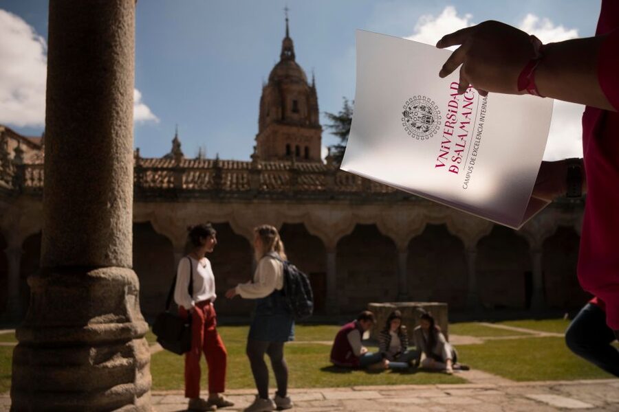 Salamanca Sightseeing Walking Tour with Local Guide. Spanish - Casa de las Conchas and the Pontifical University Area