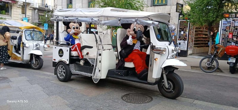 "See Madrid Differently: A Premium Private Tuk Tuk Ride" - Almudena Cathedral and the Royal Palace, the sights you came for
