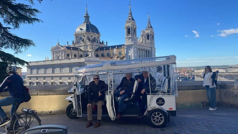 "See Madrid Differently: A Premium Private Tuk Tuk Ride" - The scenic pass-by segments, how to use them without getting bored