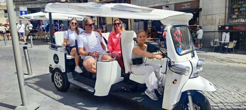 "See Madrid Differently: A Premium Private Tuk Tuk Ride" - Choosing 1 to 4 hours without overplanning your day