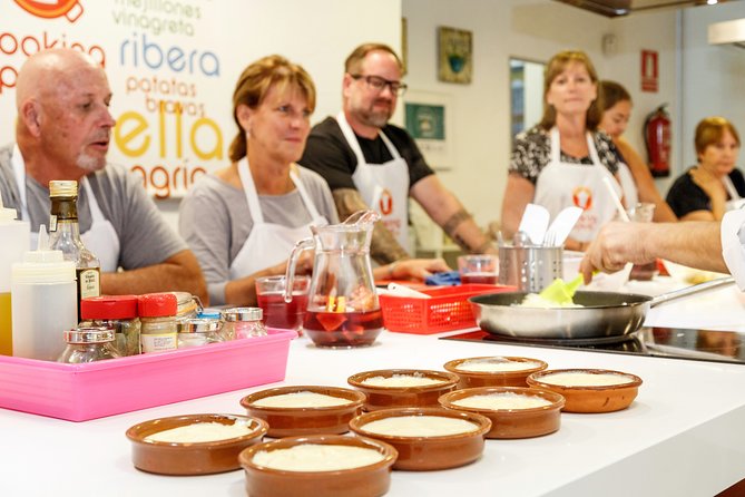 Spanish Cooking Class Paella Tapas and Sangria in Madrid - The Real Value, Cooking in a Small Group (Up to 12) in Pairs