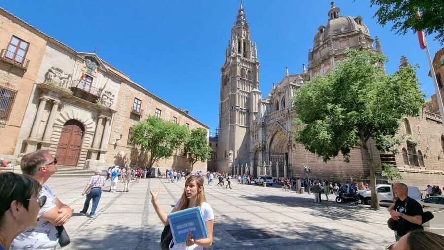 Toledo: Cathedral, Alcazar, Monastery, Jewish Quarter Tour - San Miguel viewpoints first, so Toledo makes sense
