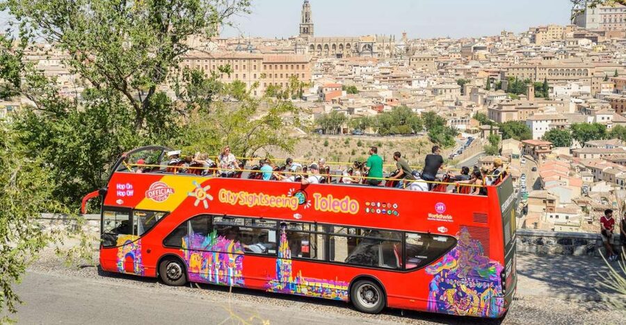 Toledo: City Sightseeing Hop-On Hop-Off Bus Tour & Extras - Your day plan: 24 hours of hop-on hop-off, not a one-shot drive